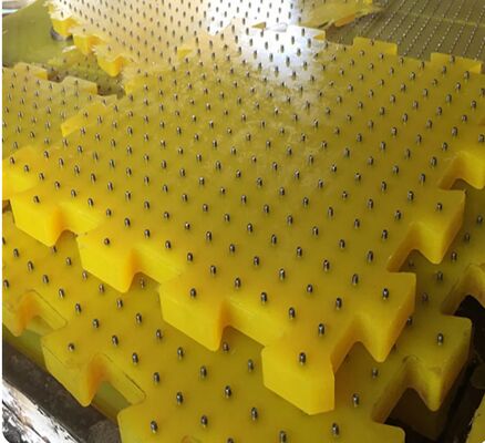 تشک ضد لغزش میز گردان پلی یورتان استحکام کششی 45 مگاپاسکال دارای گواهینامه ISO 9001 مناسب برای محیط های سکوی دکل حفاری