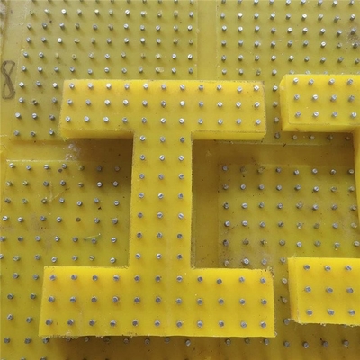 حفاری روغنی تشک ضد لغزش زرد 83"X74" صنعتی