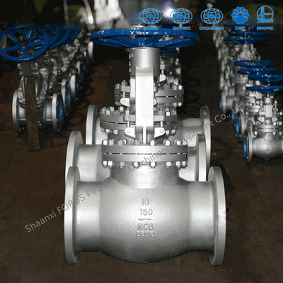 انتهای فلنج شیرهای گلوب فولاد ریخته گری ساقه بلند ASME B16.5 سایز 2 اینچ تا 36 اینچ BS1873