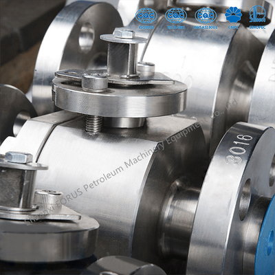 دریچه توپی فلزی شناور فورج شده طراحی API6D BS5351 ASME B16.34