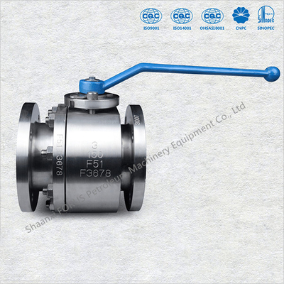 دریچه توپی فلزی شناور فورج شده طراحی API6D BS5351 ASME B16.34