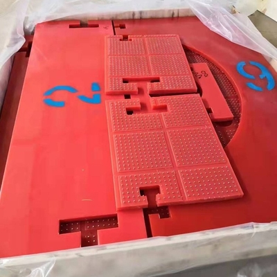 مات ضد لغزش قرمز نوع ZP Rotary Atble 30mm پلاستیکی ضد لغزش برای حفاری