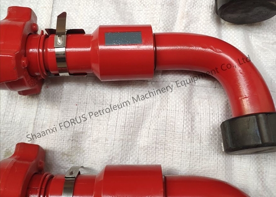 1 اینچ 30 نوع آلیاژ فولاد جعل شده پیوست چرخش API 16C برای حفاری میدان نفت رنگ قرمز
