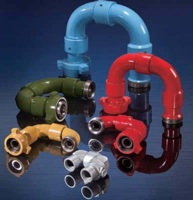 جعل شده 1 اینچ 60 نوع آلیاژ فولاد پیچ مشترک فشار کار 5000 PSI API 16C COC ارائه فرآیند جعل شده برای حفاری نفت