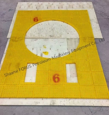مبل چرخدار ضد لغزش ضخامت 30MM PU ضد لغزش مبل چرخدار برای حفاری