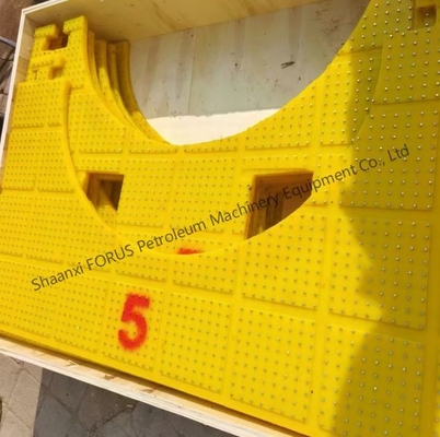 مبل چرخدار ضد لغزش ضخامت 30MM PU ضد لغزش مبل چرخدار برای حفاری