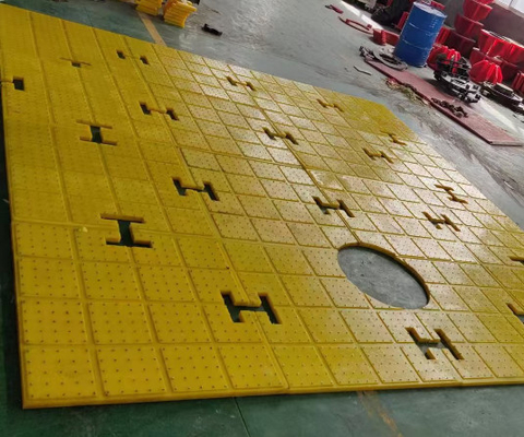 1MX1M فرش ضد لغزش سطح کف برای رینگ ضخامت کف 30MM PU برای حفاری