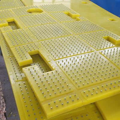 زیرانداز ضد لغزش صفحه گردان مواد PU مقاوم در برابر سایش مورد استفاده برای ZP175