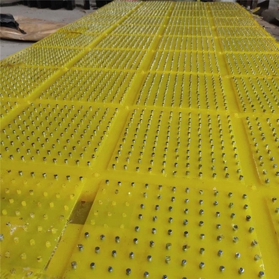حفاری روغنی تشک ضد لغزش زرد 83"X74" صنعتی