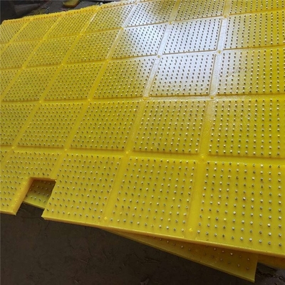 حفاری روغنی تشک ضد لغزش زرد 83"X74" صنعتی